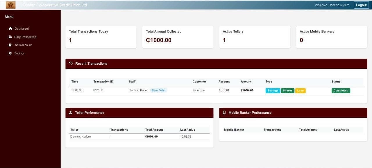 Obotan Credit Union Banking App
