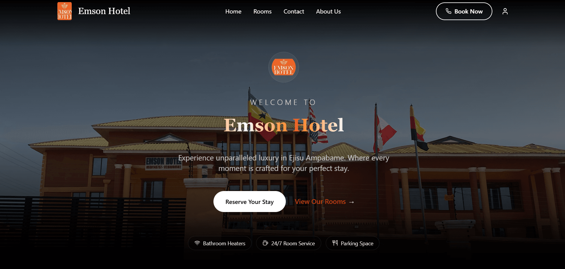 Emson Hotel Website