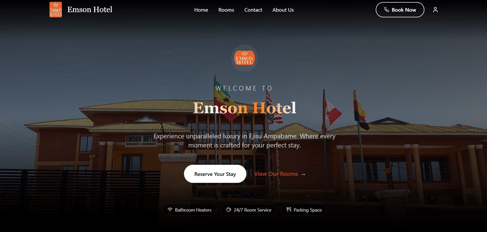Emson Hotel Website