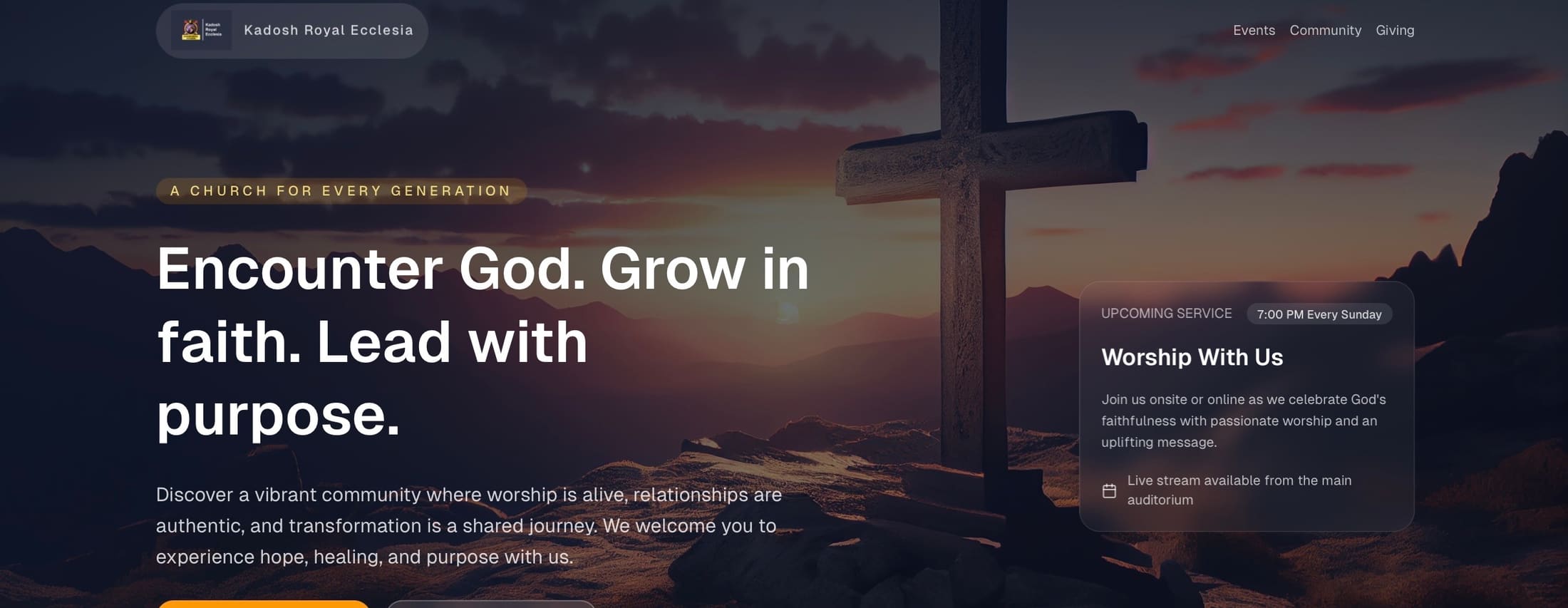 Royal Ecclesia Church Management System