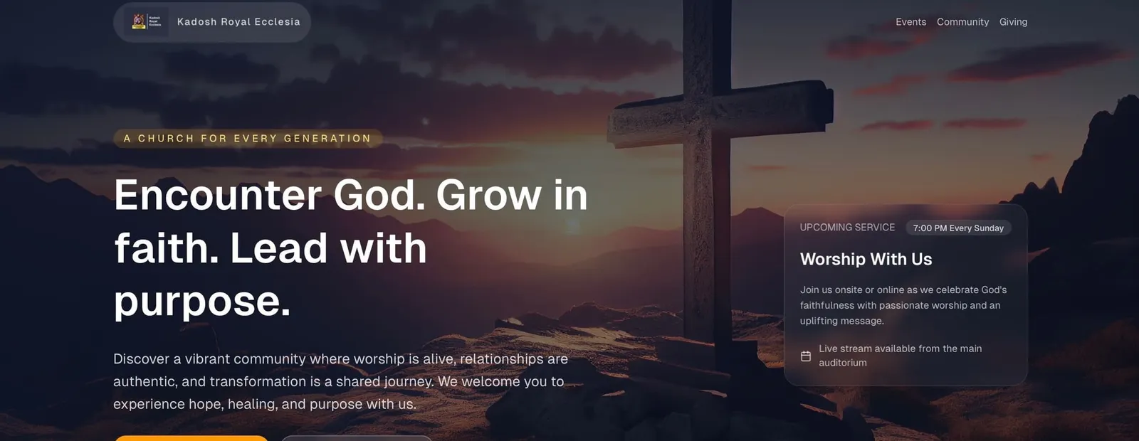 Royal Ecclesia Church Management System